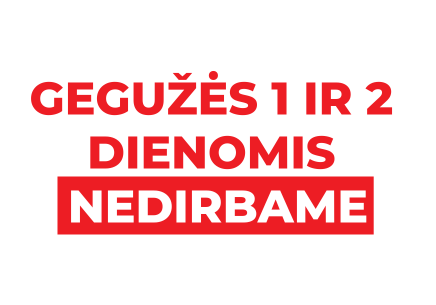 Gegužės 1–2 d. STORENT nuomos centrai nedirbs